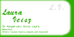 laura veisz business card